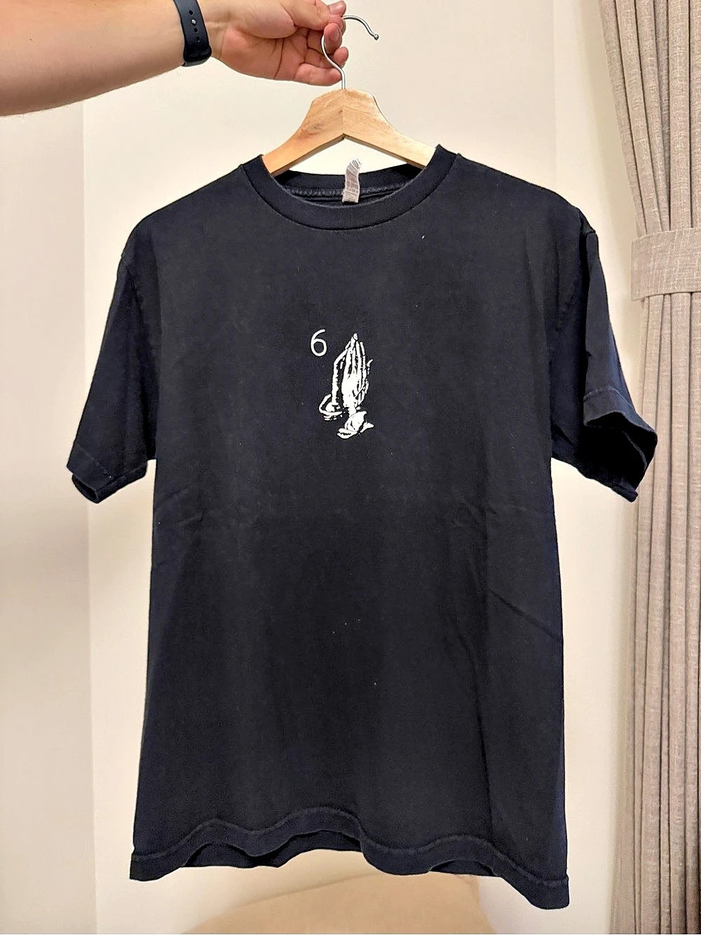 Praying Hands T-Shirt Black